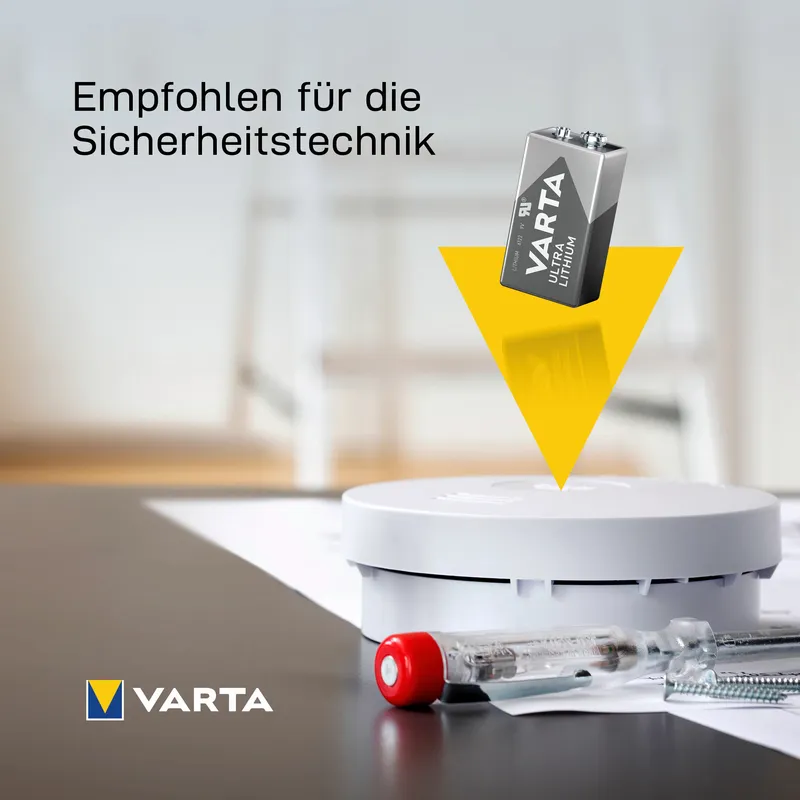Varta Varta Lithium-Batterien 'Ultra' E-Block, 6FR61, 9 V – Produktbild 1 von 5