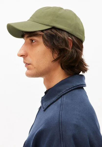 ARMEDANGELS ARMEDANGELS YENAAS BOLD Unisex Kappe aus Bio-Baumwolle, Fatigue green, – Produktbild 3 von 4
