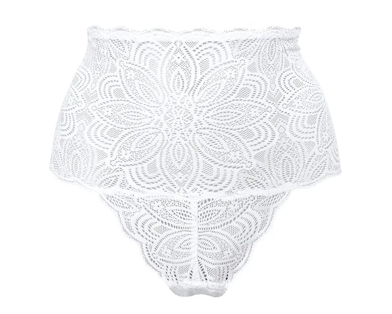Anekdot Anekdot Damen vegan Höschen High Rise Daylight Bloom, Weiß, – Produktbild 1 von 2
