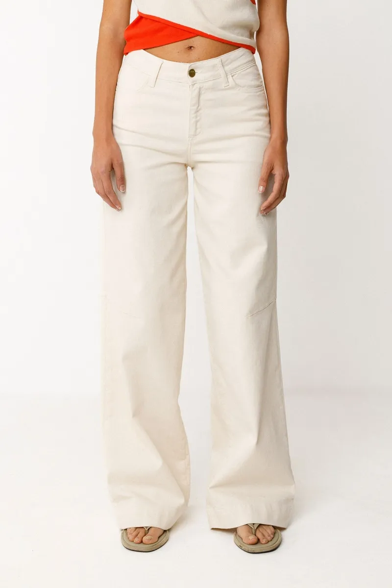 SKFK SKFK Damen vegan Hose Simone Beige, Beige, – Produktbild 2 von 2
