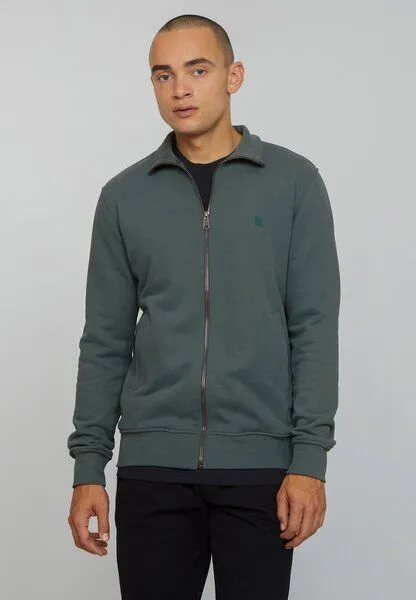 recolution Herren Sweatjacke aus Bio-Baumwolle - CAMPHOR - recolution, Eukalyptus (grün), – Produktbild 1 von 4