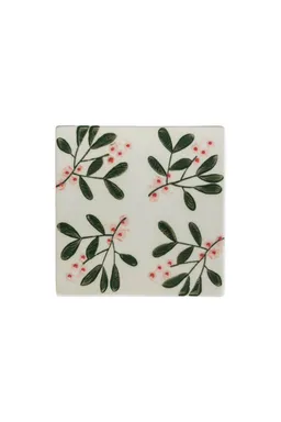 Tranquillo Untersetzer VINTAGE GARDEN – Steinzeug & Kork - grün – Produktbild 1 von 1