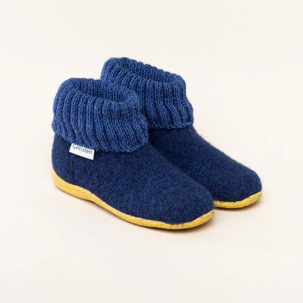 Gottstein Gottstein Kinder Hüttenschuh Alpine Boot RU für Jungen & Mädchen, Dunkel-blau, – Produktbild 1 von 3
