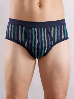 wäschepur men Slip anthrazit-bedruckt + marine-bedruckt – Produktbild 1 von 1