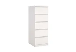 Home affaire Highboard Naia, Hochkommode, 5 Schubladen, Aufbewahrung, grifflose Front, Modern, skandinavisches Design, Schmal, in mehrere Farben – Produktbild 1 von 1