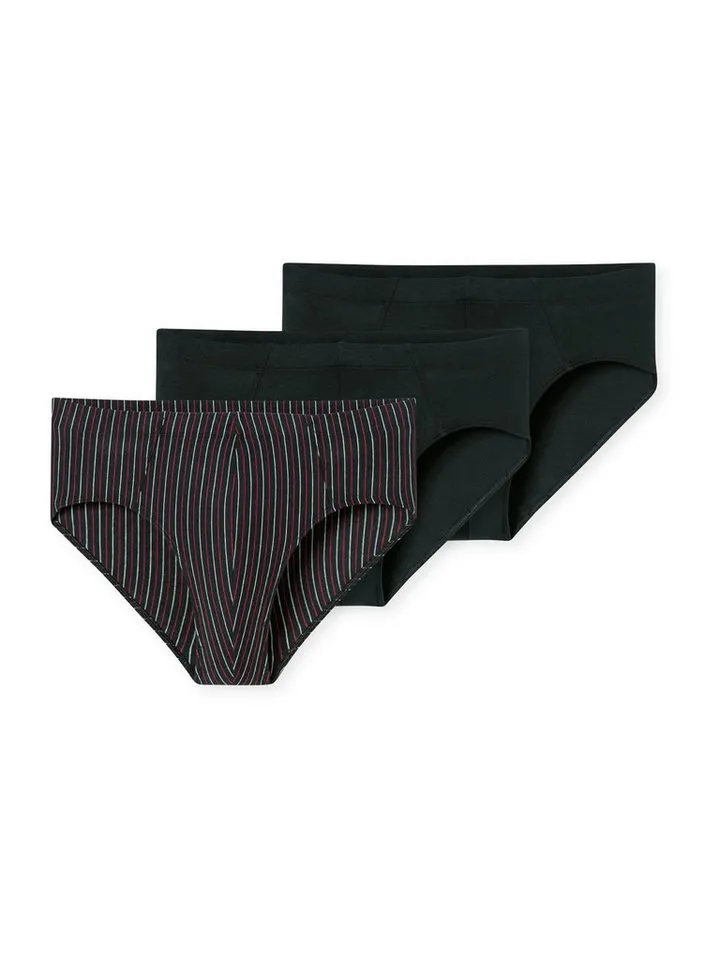 Schiesser Schiesser Minislip 95/5 Essentials (3-St) unsere Models tragen, Bunt, – Produktbild 2 von 4