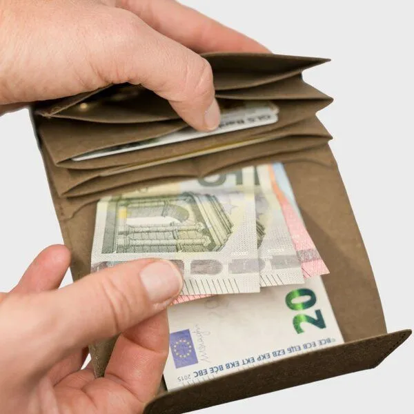 ANDERS & KOMISCH ANDERS & KOMISCH Geldbörse mittelgroß Braun - KOMPAKT, Grau, – Produktbild 4 von 4