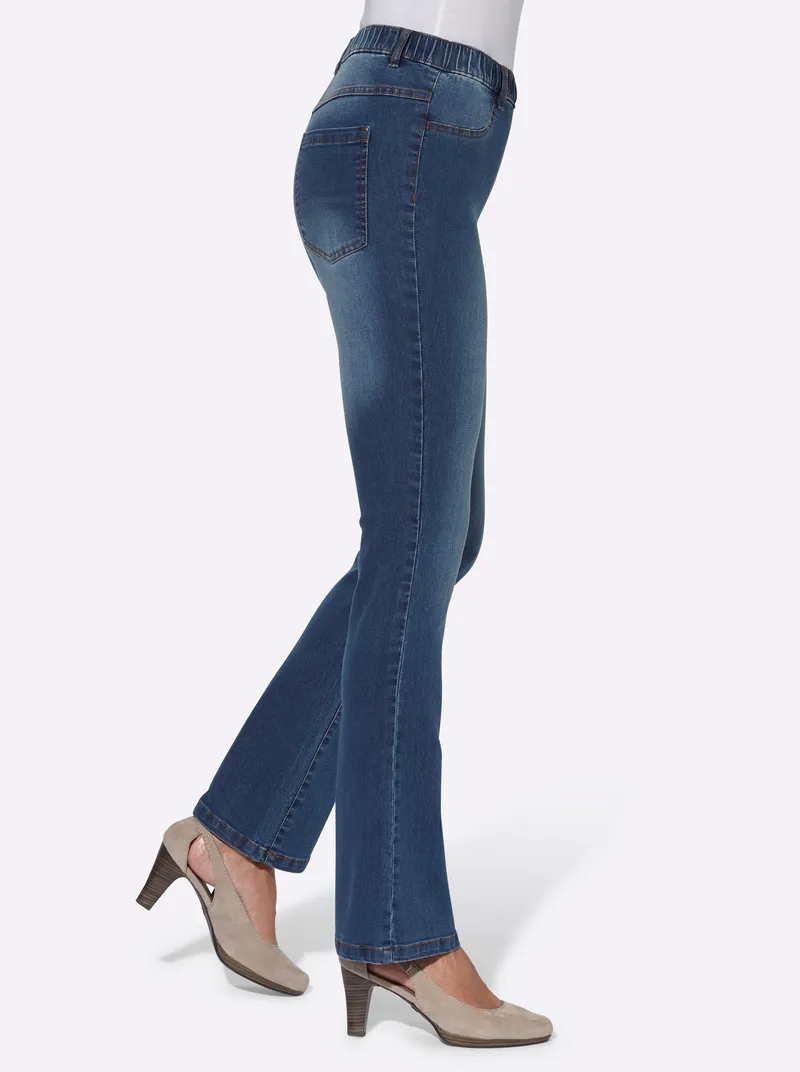Witt Bootcut-Jeans, Blue-stone-washed, – Produktbild 1 von 3