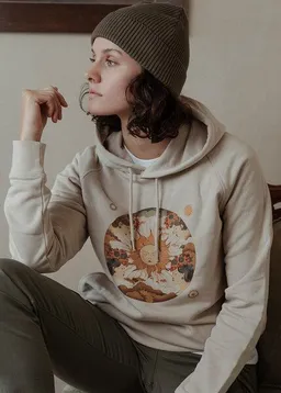 Kultgut Kultgut Biofair- Weicher Kapuzenpullover / il sole – Produktbild 1 von 1