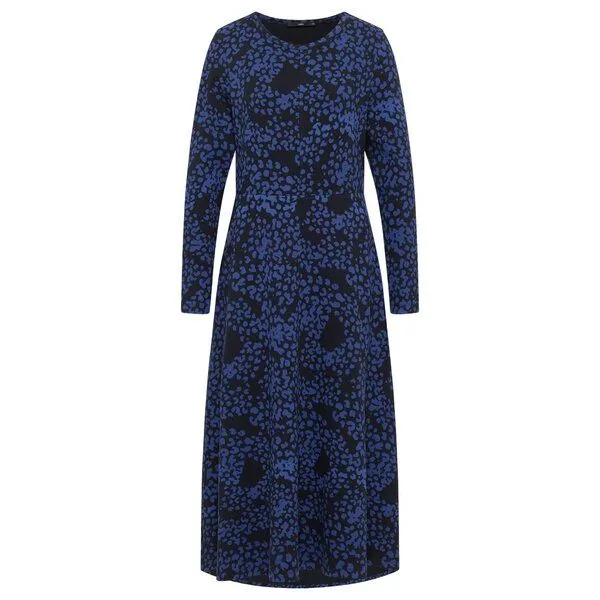 LANIUS LANIUS Midikleid print painted animal, Midnight, – Produktbild 1 von 4
