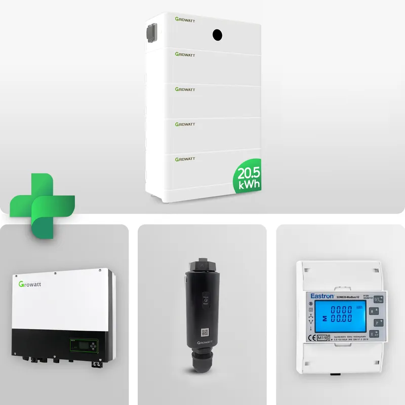 Growatt Growatt SPH10000TL3-BH-UP 10kW Hybrid Wechselrichter mit 20,48kWh Batterie Set (inkl. ARK-Kabel) – Produktbild 1 von 1