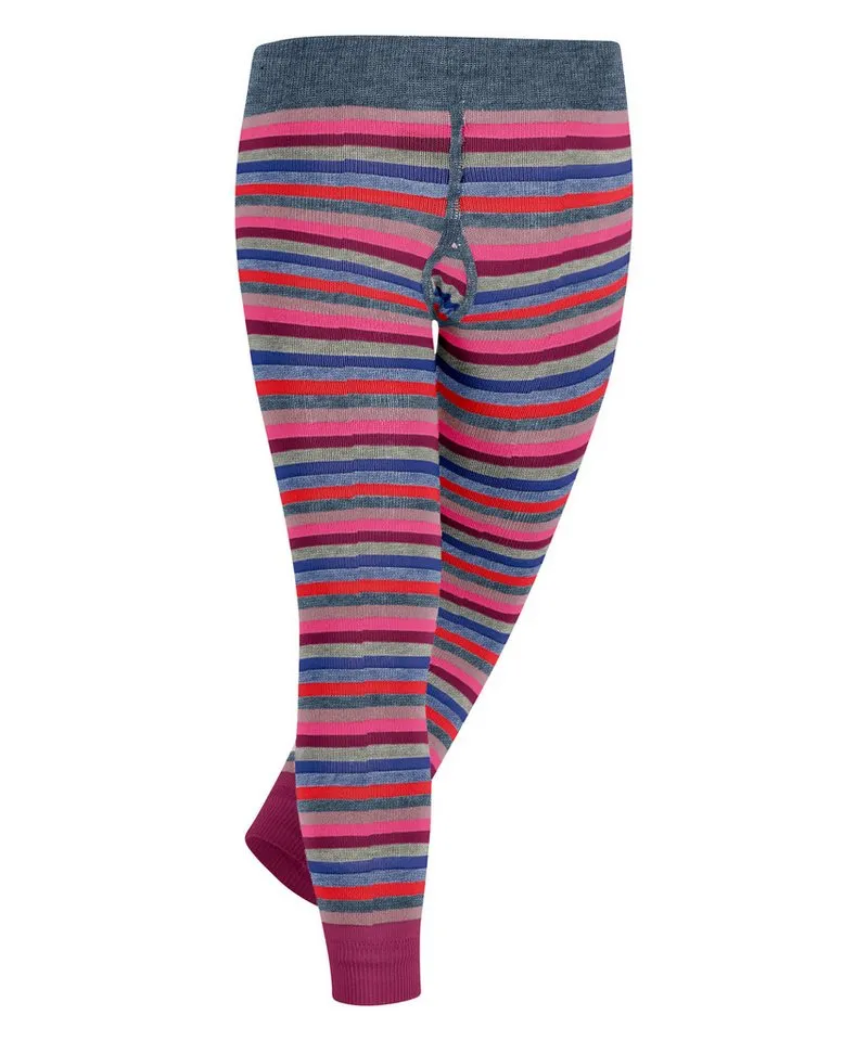 Esprit Strickstrumpfhose Multicolor Stripe matt, rutschfest, Blau, – Produktbild 2 von 4
