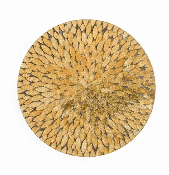 El Puente El Puente Hocker/Beistelltisch, Gold, – Produktbild 1 von 4