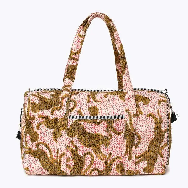 KIKOONI KIKOONI handgefertigte große Baumwolltasche "K. Shopper", H.leopard, – Produktbild 4 von 4