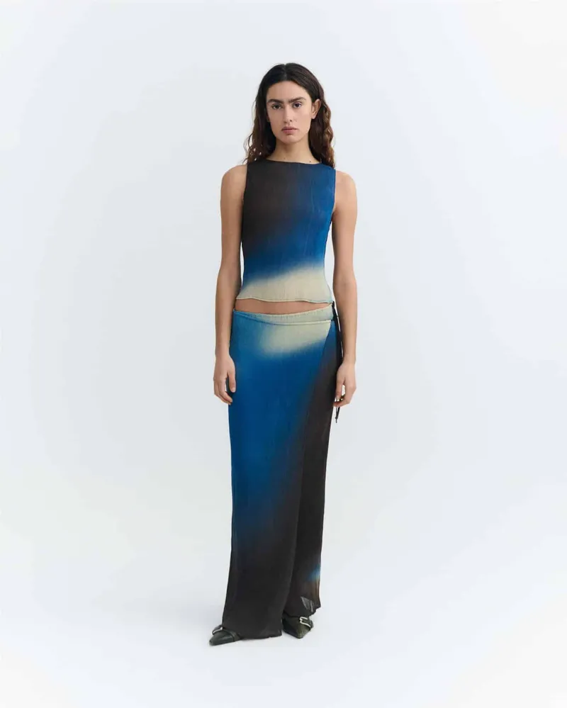 thinking mu Thinking MU Damen vegan Rock Pauline Blau/ Schwarz/ Creme, Schwarz, – Produktbild 1 von 2