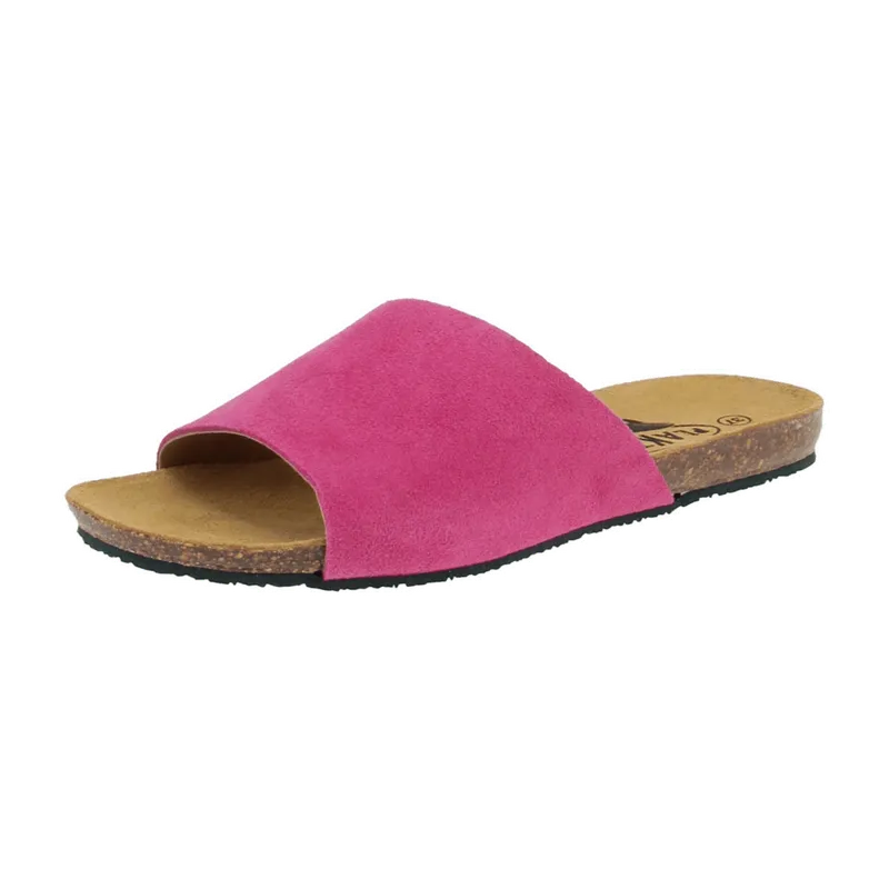 Plakton Plakton 575538 Mam Bala Afelpado - Damen Schuhe Pantoletten - Fuxia für Damen, Pink, – Produktbild 1 von 5