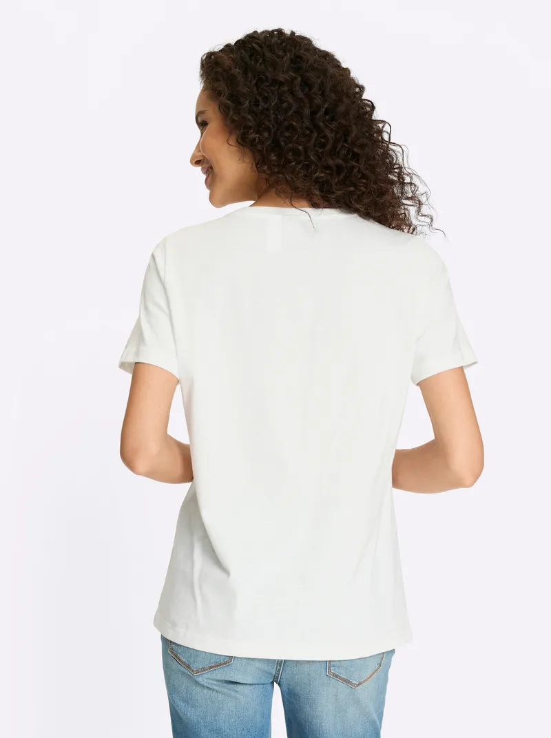 heine T-Shirt ecru, Ecru, – Produktbild 2 von 2