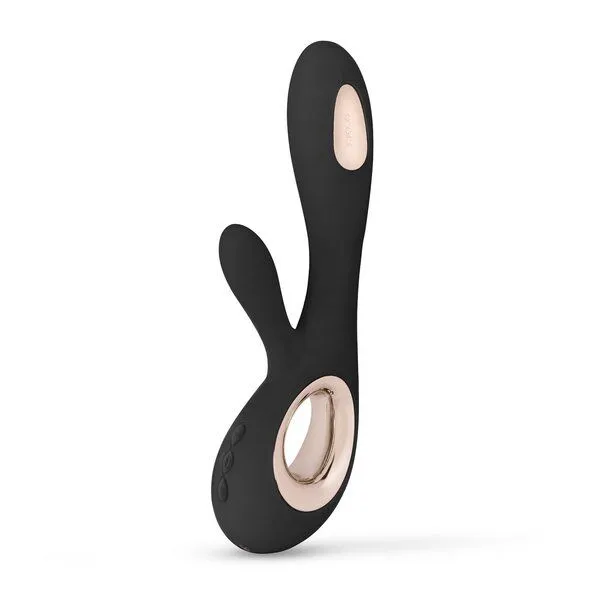 LELO Luxus-Rabbit-Vibrator - LELO SORAYA Wave, Schwarz, – Produktbild 1 von 4