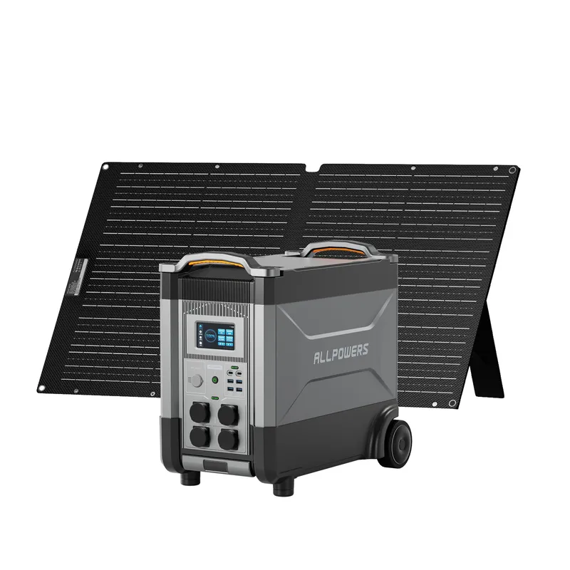 ALLPOWERS R4000 Mit 100W Solarpanel | 4000W Solargenerator R4000 + SE100 Solarpanel / R4000 Plus (3456Wh) – Produktbild 1 von 1
