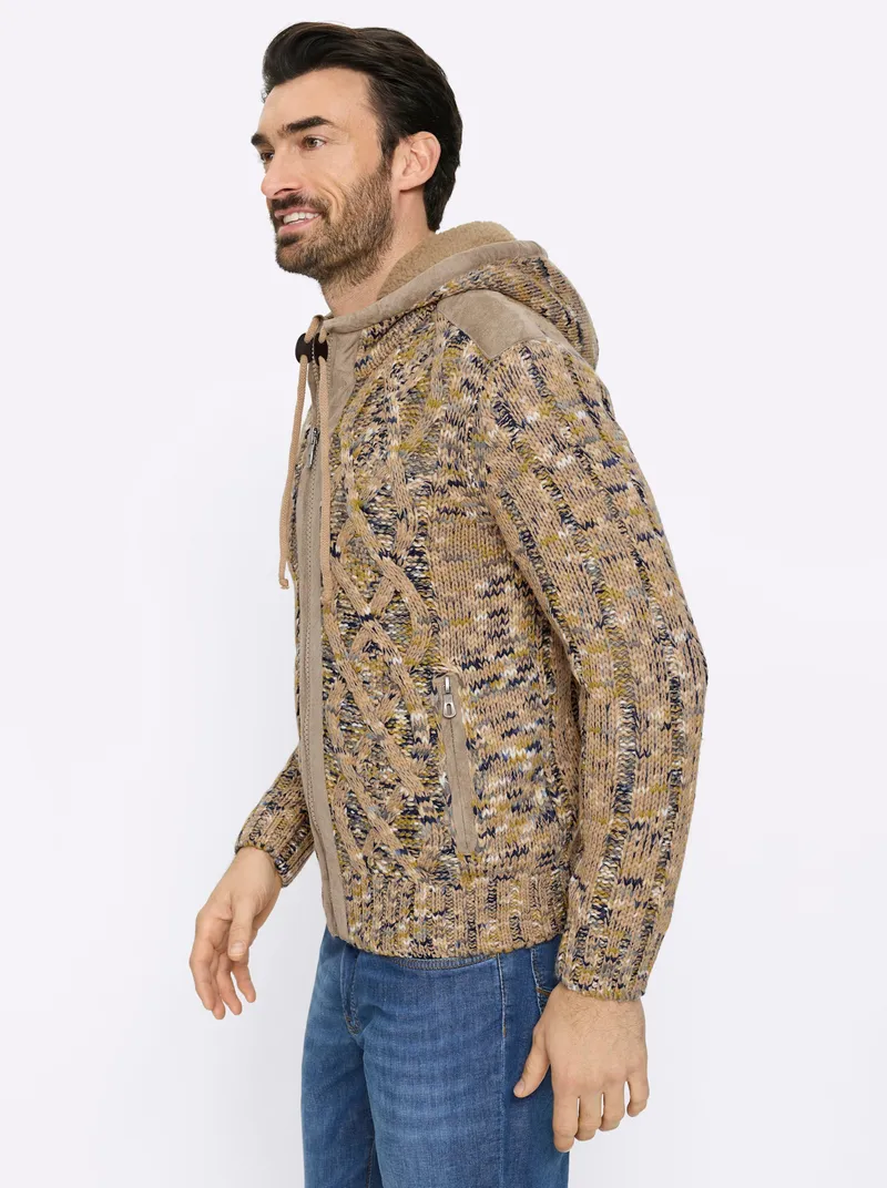 marco donati Strickjacke camel-meliert, Camel-meliert, – Produktbild 2 von 2