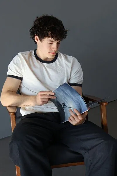 Kultgut Kultgut Biofair - T-Shirt mit Kontrastbund und verwaschenem Effekt, Natur, – Produktbild 2 von 4