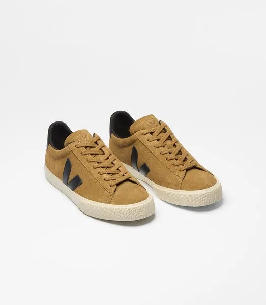 Veja Veja Herren-Sneaker Campo Suede Tent Black Pierre – Produktbild 4 von 8