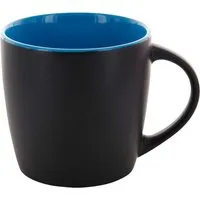 Keramiktasse "ENNIA" mattschwarz/blau – Produktbild 1 von 1