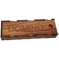 ReineNatur ReineNatur Domino - Familienspiel – Reisespiel – Eiche - 28 Spielsteine – Produktbild 1 von 1