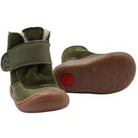 Pololo Pololo Kinder Stiefel pflanzlich gegerbtes Leder, gefüttert, "Karla" grün Gr. 24 – Produktbild 1 von 1