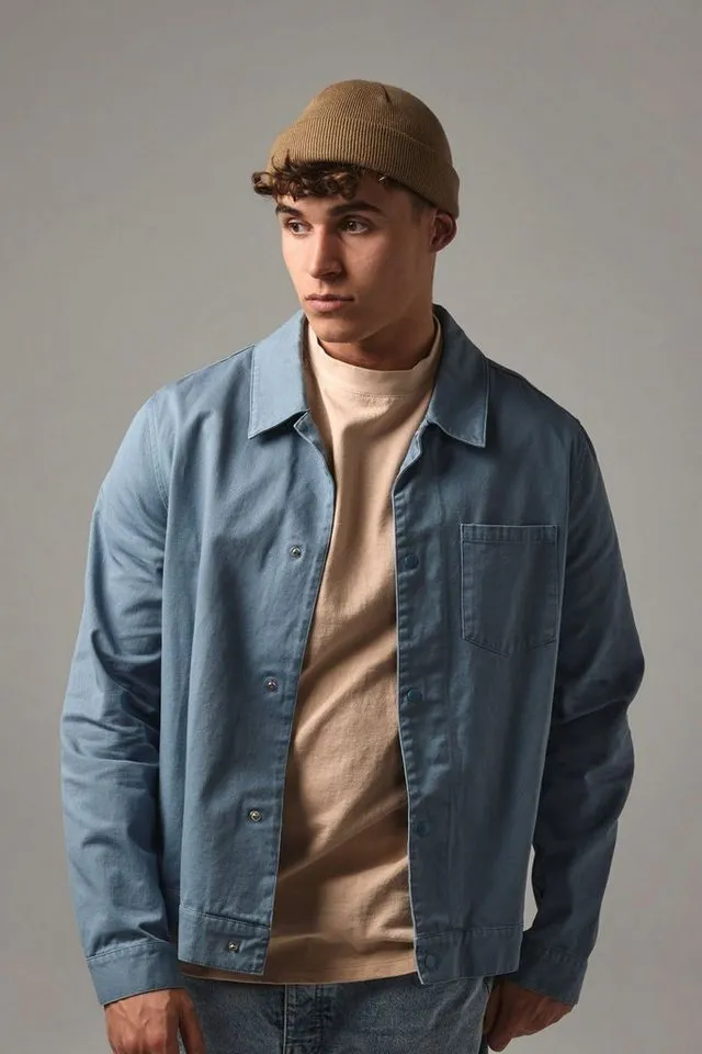Beechfield Beechfield Bommelmütze Recycled Mini Fisherman Beanie - 100% recycelter Polyester, Biscuit, – Produktbild 2 von 4