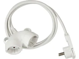 Brennenstuhl brennenstuhl Verlängerungskabel, Doppelkupplung, Flachstecker, weiß, 3 m – Produktbild 1 von 1