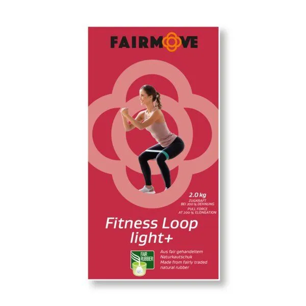 Fair Move Fair Move Fitness Loop 1 Stück in 5 verschienenen Stärken, Rot, – Produktbild 2 von 4
