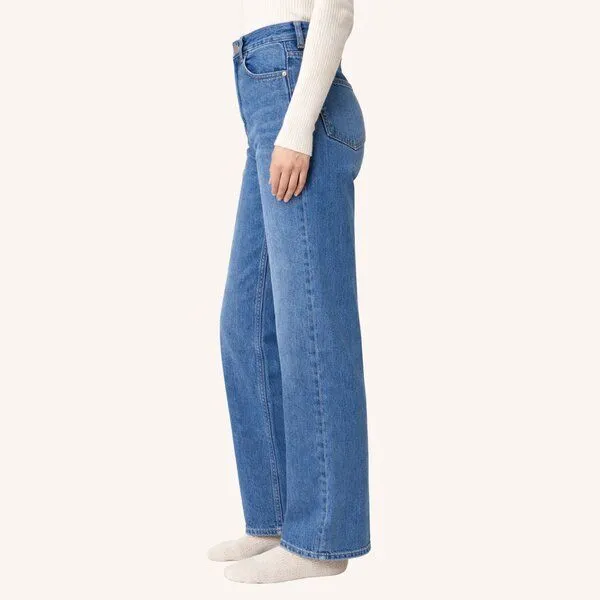 NORDLICHT NORDLICHT Jeans Hose Dilja aus Bio-Baumwolle, Blau, – Produktbild 2 von 4