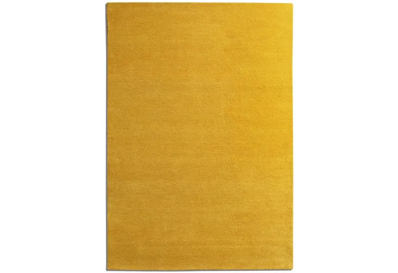 Steffensmeier Wollteppich Jaipur, Rechteckig, Gabbeh Teppich, handgeknüpft, Gelb, – Produktbild 2 von 6