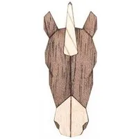 BeWooden BeWooden Holzbrosche Einhorn – handgemachter, nachhaltiger Anstecker – Produktbild 1 von 1