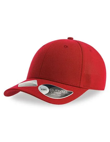 Atlantis Headwear Atlantis Headwear Joshua Cap Klassische Baseballkappe verstellbarer Klettverschluss, Rot, – Produktbild 2 von 2