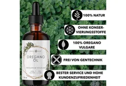 Nordic Pure Nordic Pure Oreganoöl – 80 % Carvacrol Tropfen, naturrein aus französischem Anbau – Vegan à 30 ml – Produktbild 1 von 1