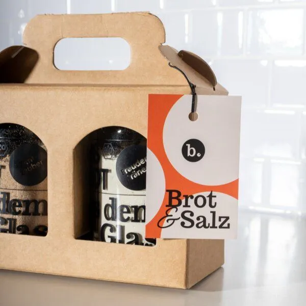 brotstoff brotstoff Geschenkset - Box mit zwei Brotbackmischungen im Glas – Produktbild 3 von 8