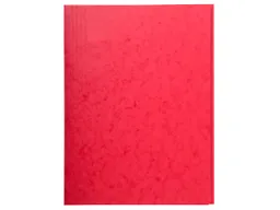 Exacompta 25 Exacompta Sammelmappen, Colorspan-Karton, 390 g/m², DIN A4, 3 Klappen, rot – Produktbild 1 von 1