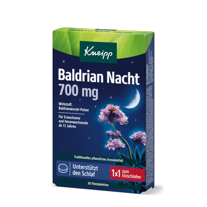 Kneipp Kneipp Baldrian Nacht 700 mg Filmtabletten – Produktbild 4 von 4