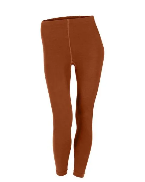 grödo grödo Damen Feinlegging blickdicht Bio Baumwolle mit Elasthan, Rost, – Produktbild 1 von 4