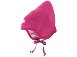 Pickapooh Pickapooh Baby und Kinder Wendemütze "Flora" Bio Schurwolle Fleece fuchsia Gr.48 – Produktbild 1 von 1