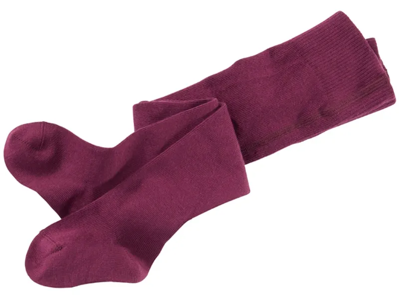 grödo Baby Strumpfhose Baumwolle (kbA) bordeaux Gr.02, Rot, – Produktbild 1 von 1
