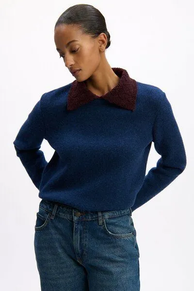 Stapf Damen Pullover Nicla, Ozean, – Produktbild 2 von 4