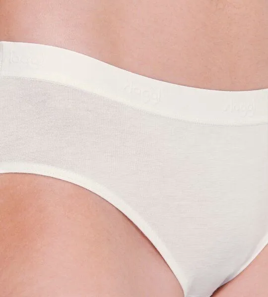 Sloggi Sloggi 2x GO CASUAL Hipster Slip Bio-Baumwolle, Weiss, – Produktbild 4 von 4