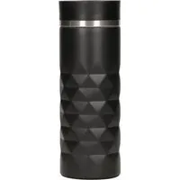 elasto elasto Premium Edelstahl Thermobecher Diamond - 450 ml - auslaufsicherer Verschluss, Onyx schwarz, – Produktbild 1 von 1