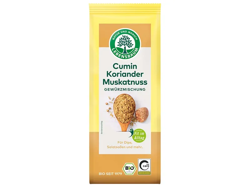 Lebensbaum Lebensbaum Bio-Gewürzmischung "Cumin-Koriander-Muskatnuss", 45 g – Produktbild 1 von 1
