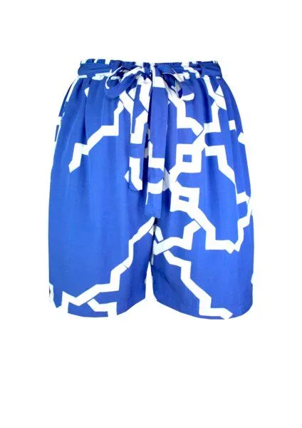 Sophia Schneider-Esleben Sophia Schneider-Esleben PJ Shorts - aus Bio Baumwolle, Blau-weiß, – Produktbild 1 von 4