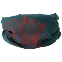 liebewicht liebewicht Multifunktions Loop "Schlummerfuchs", Grün/druck rot, – Produktbild 1 von 1