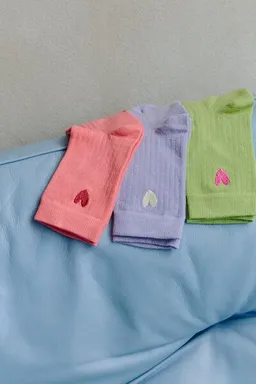 Jutelaune Jutelaune Malvine Heart Socks - GRS und OEKO-TEX Zertifizierungen – Produktbild 1 von 1